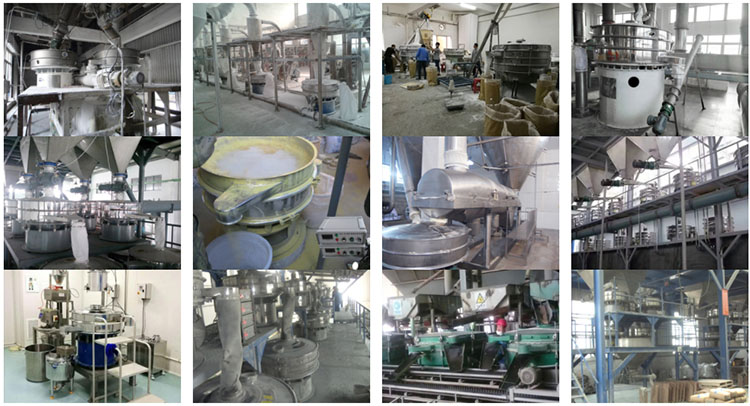 河南新鄉振動篩生產廠家客戶現場